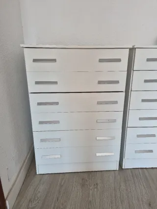 Cómoda blanca 6 cajones