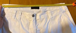 Pantaloni cotone bianchi taglia 50