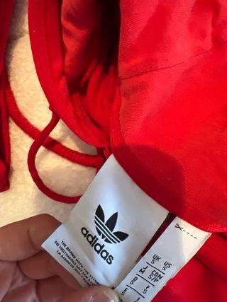 Sudadera Adidas Roja Talla S