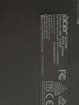 Portátil Acer Negro