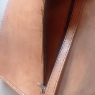 Bandolera vintage piel