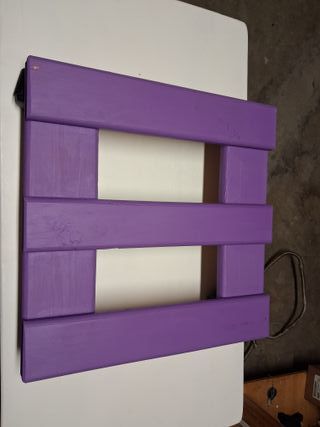 Carrello portavasi fatto a mano