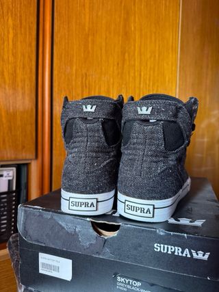 Supra Skytop Grey/Black-White Zapatillas
