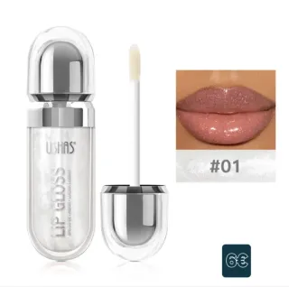 Brillo de labios Ushas #08 Rosa Metálico