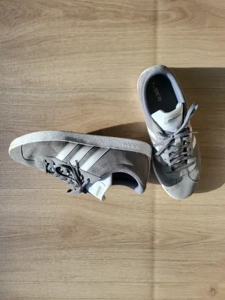 Zapatillas Adidas VL Court 3.0 Gris/Blanco 46