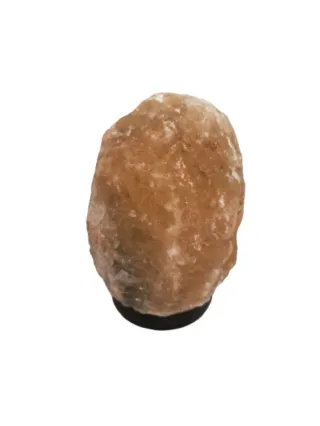 Lámpara de sal natural beige