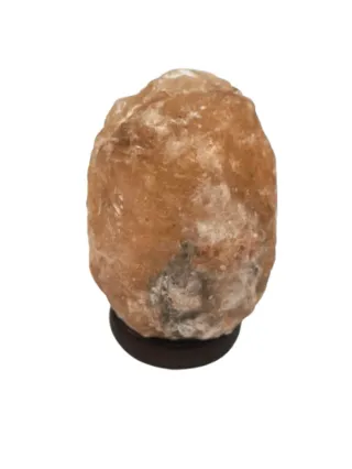 Lámpara de sal natural beige