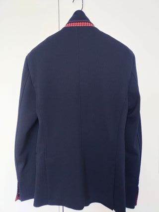 Americana Zara Hombre Talla 52 Azul Marino