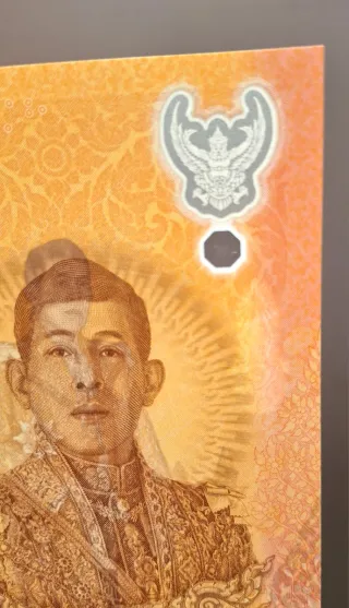 Billete de Tailandia conmemorativo y polimero