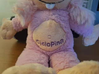 2 peluche Ciclopino e Ciclopina Mascotte Etnaland