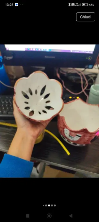 Uovo Ceramica Vietrese Fatto a Mano