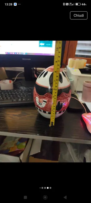 Uovo Ceramica Vietrese Fatto a Mano