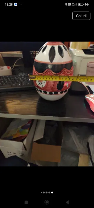 Uovo Ceramica Vietrese Fatto a Mano