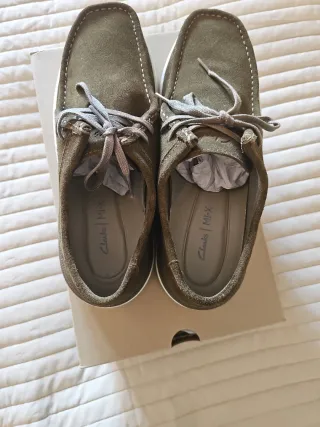 Zapatos Clarks Hombre Verde Talla 43