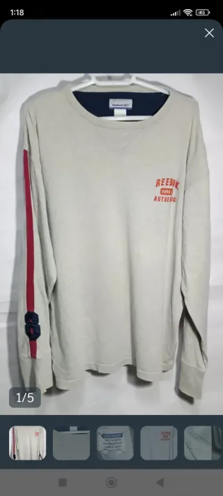 Lote 2 prendas jerseys Replay beige y una camiseta