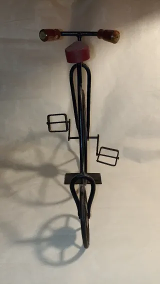Bicicleta Decorativa Antigua Hierro Forjado 28 cm