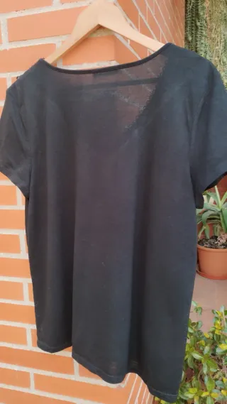 Blusa Springfield Negra Talla XL