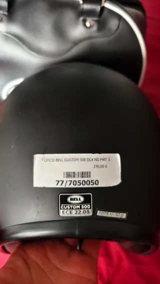 Casco Moto Bell Custom 500 Talla S