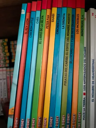 Colección 12 tomos cuentos disney
