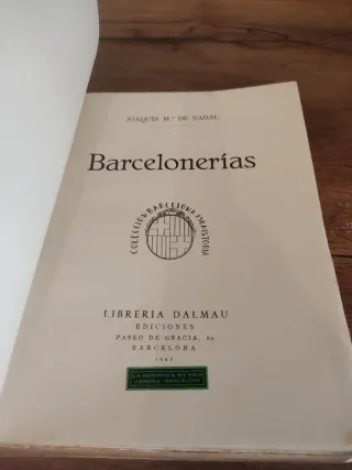Libri antichi di Barcellona: Estampas Barcelonesas