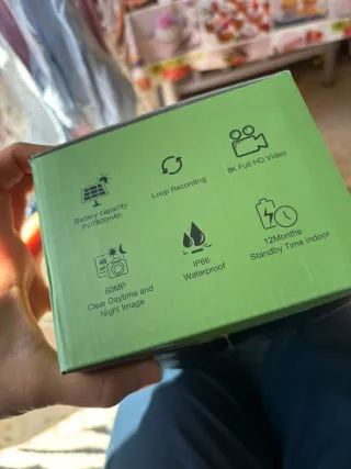 Cámara Fototrampeo Solar 8K 60MP WiFi