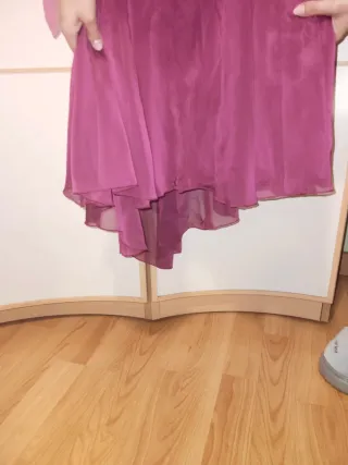 Vestido morado de fiesta