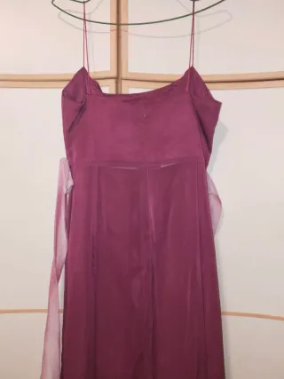 Vestido morado de fiesta