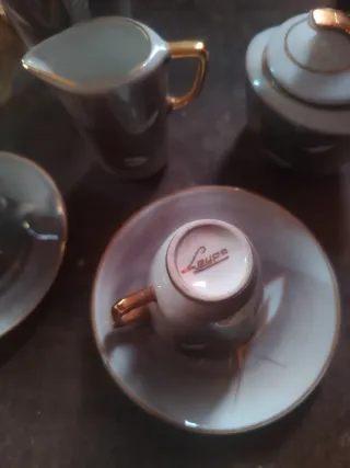 Antiguo juego de café Tú y Yo