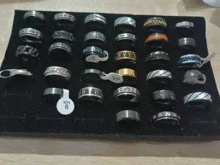 Anillos Antiestrés Varios Diseños talla 9