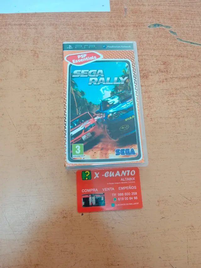 JUEGO PSP SEGA RALLY