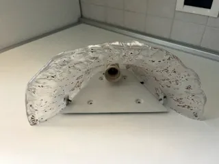 3 applique in vetro di murano sylcom made in Italy