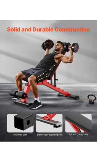 Banco de pesas nuevo en caja, sin usar