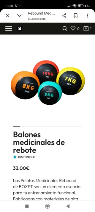 Balón medicinal BOXPT 2kg