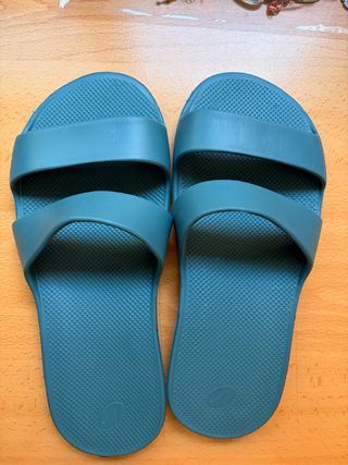 Chanclas Teal Doble Tira