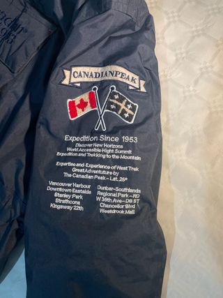 Chaqueta chaqueton Canadian Peak azul -5°C