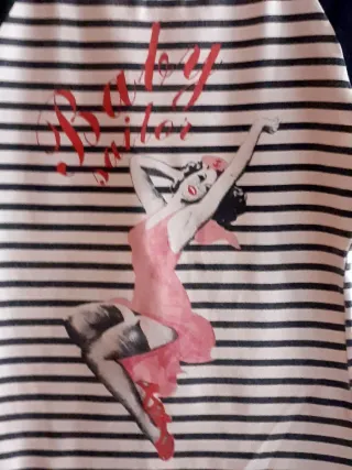 Camiseta Rayas Sailor Chica Talla XS