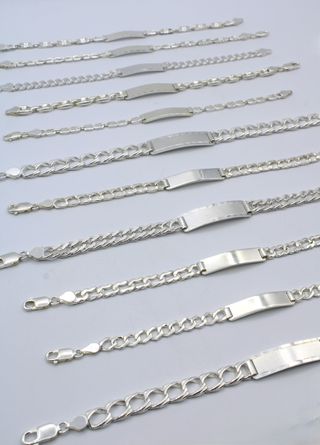 Lote Plata 925 - Pulseras al Peso