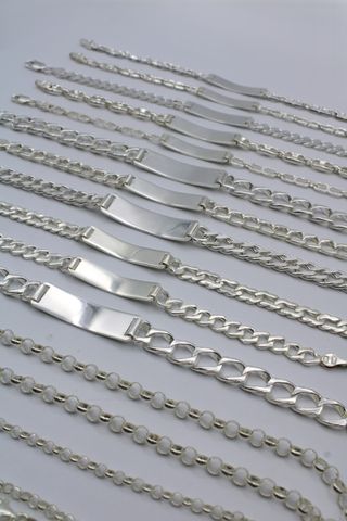 Lote Plata 925 - Pulseras al Peso