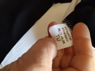 Vestido blanco y negro