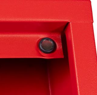 NUEVO!! Zapatero metálico rojo 3 alturas