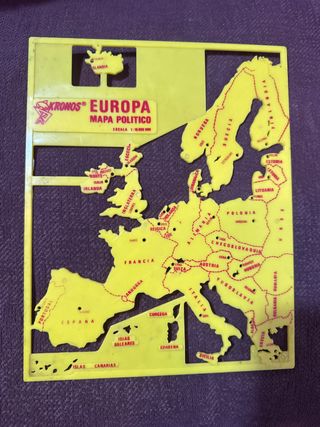 Plantilla Mapa Europa Político Kronos