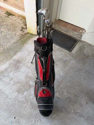 Bolsa de palos de golf + palos