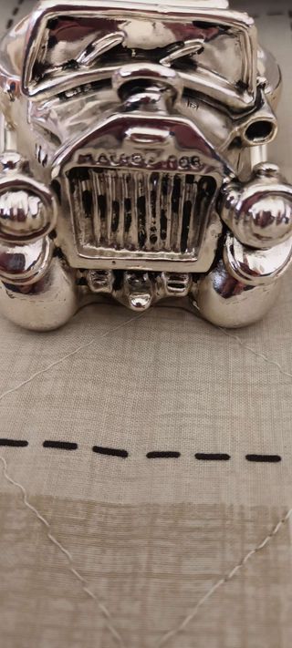 Macchinina vintage placcata argento