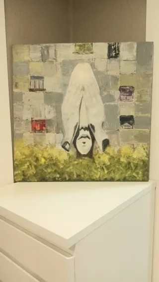 Pintura al óleo. Pintado a mano.