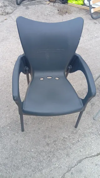 Mesa de terraza  y sillas para bar