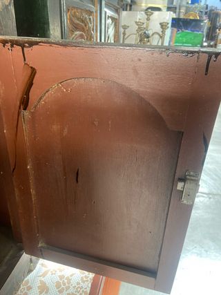 Cajonera Antigua Madera Tallada