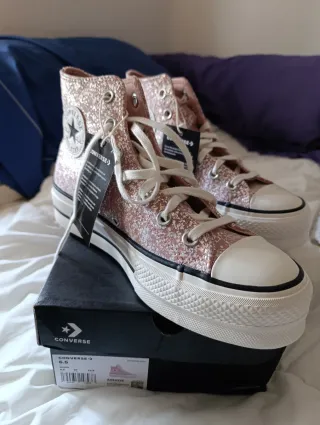 Converse All Star Plataforma Nuevas Talla 39