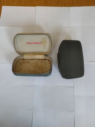 Estuches de máquinas de afeitar antiguos Philishav