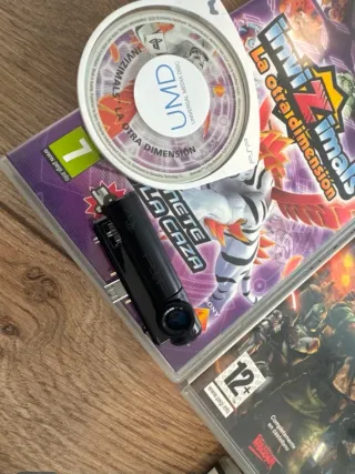 PSP 3004 Negra + 11 Juegos + Bateria