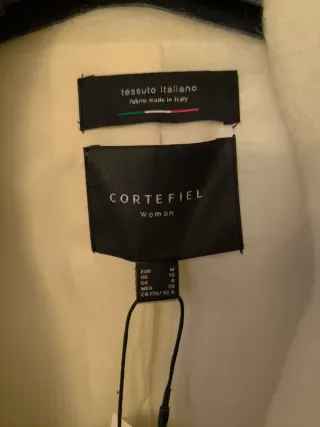 Chaleco largo beige talla única